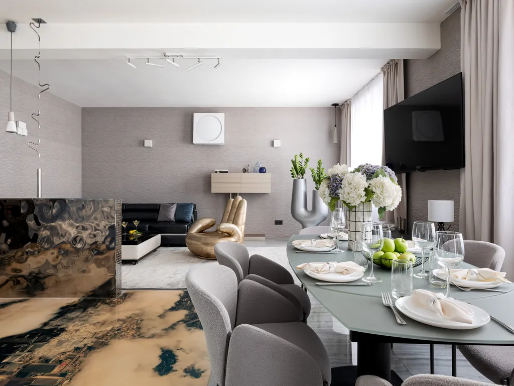 Квартира Квартира Новая Трешка у набережной — Москва