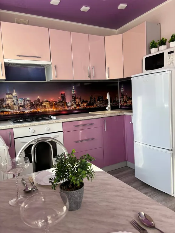 Стильная квартира-студия с теплым полом