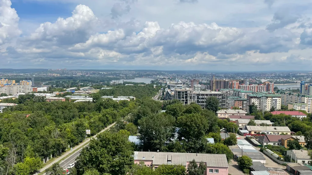 Новая 1-комнатная квартира с видом на город