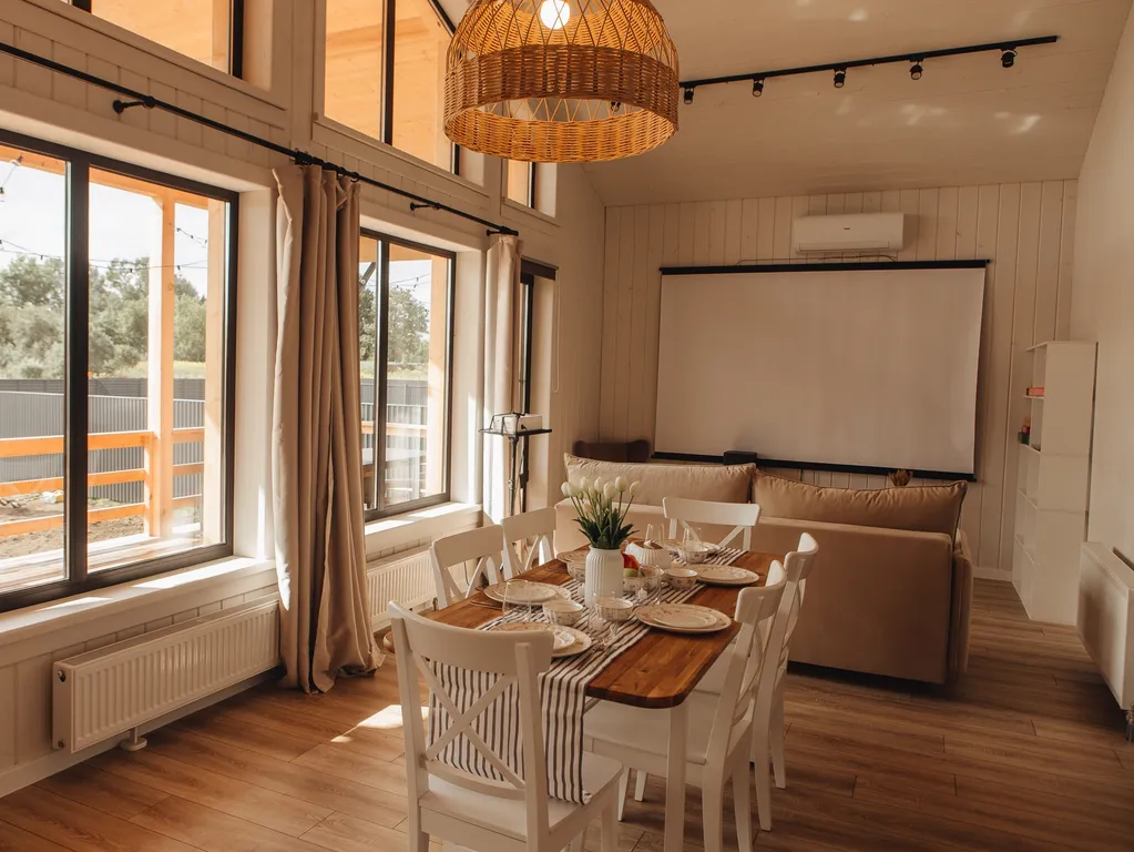 Коттедж Красивый дом с сауной, джакузи и сапбордами — Павловский Посад