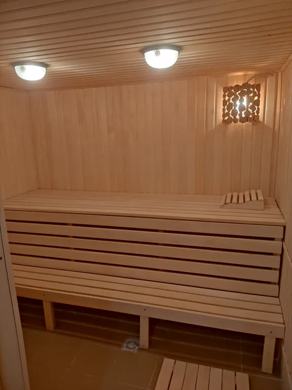 Дом у пруда, баня.