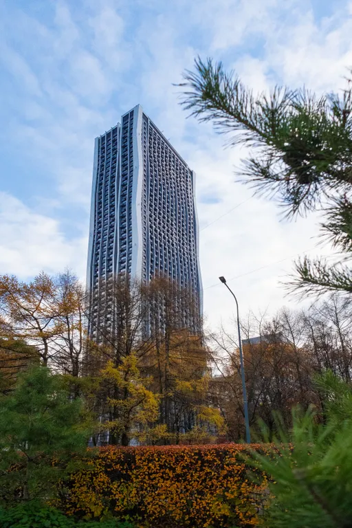 Квартира Квартира Стильная студия с видом на Москву в AFI Tower — Москва