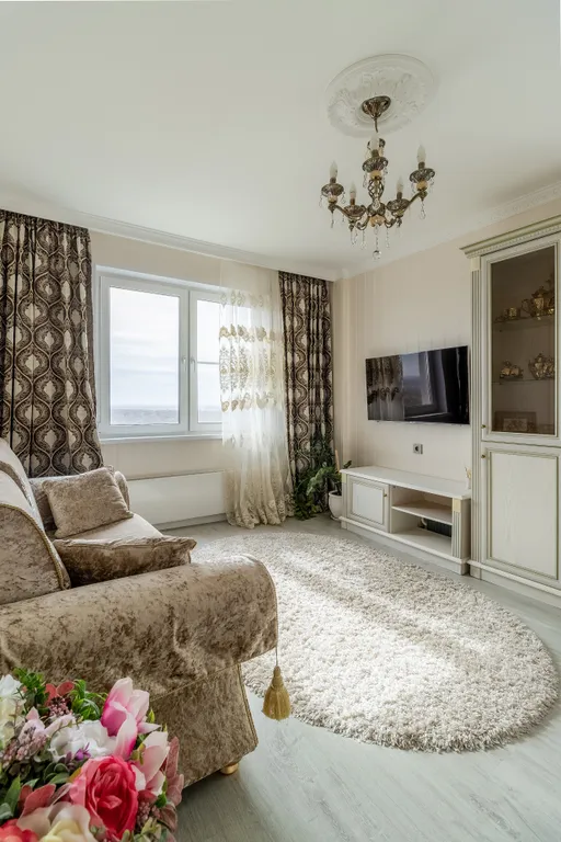 Красивая квартира с дизайнерским ремонтом