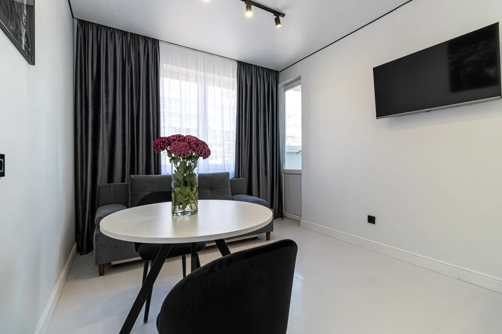 Квартира Светлая квартира с дизайнерским ремонтом Алисой и качелями в спальне — Краснодар