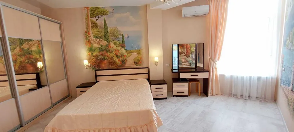 Квартира Квартира Евротрешка 80 кв.м  в 50 м. от моря, с великолепным видом на море — Геленджик