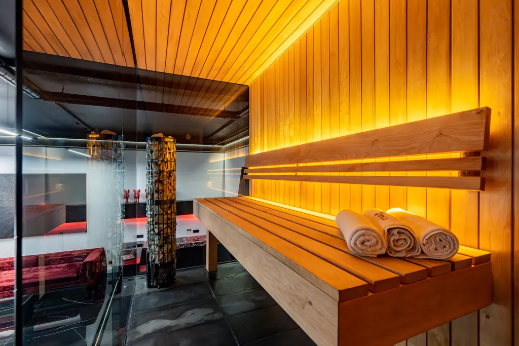 Квартира Квартира с авторским дизайном камином, сауной и кондиционером — Санкт-Петербург