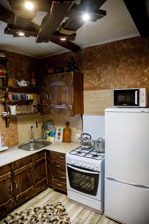 Милый домик в деревне, с видом на озеро