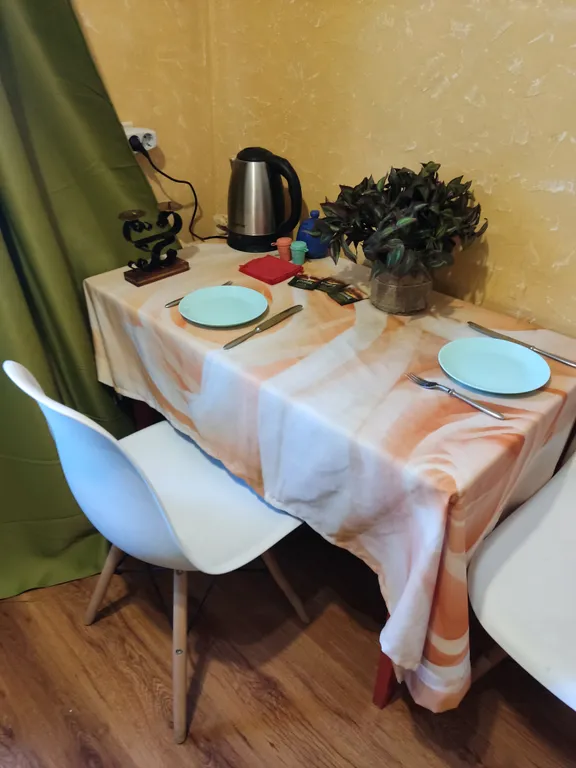 Романтичная однушка с камином на Волжской набережной