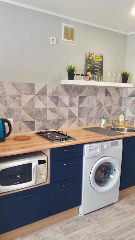 Стильная квартира с видом на фонтан