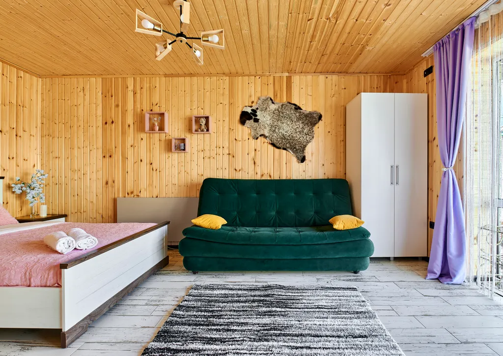 Уютный домик с видом на горы