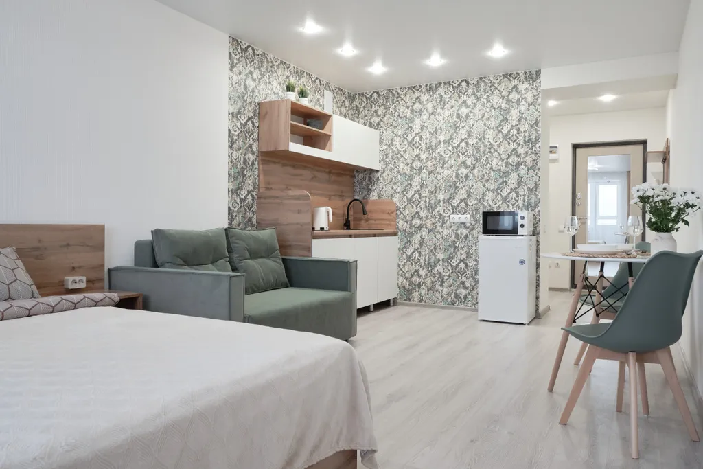 Студия на Киевской, 1 рядом ТЦ Изумрудный город