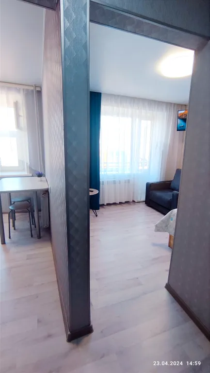 Однокомнатная квартира в центре с новым ремонтом