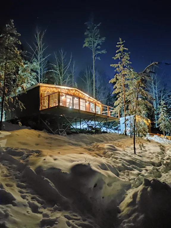 Видовой дом в лесу