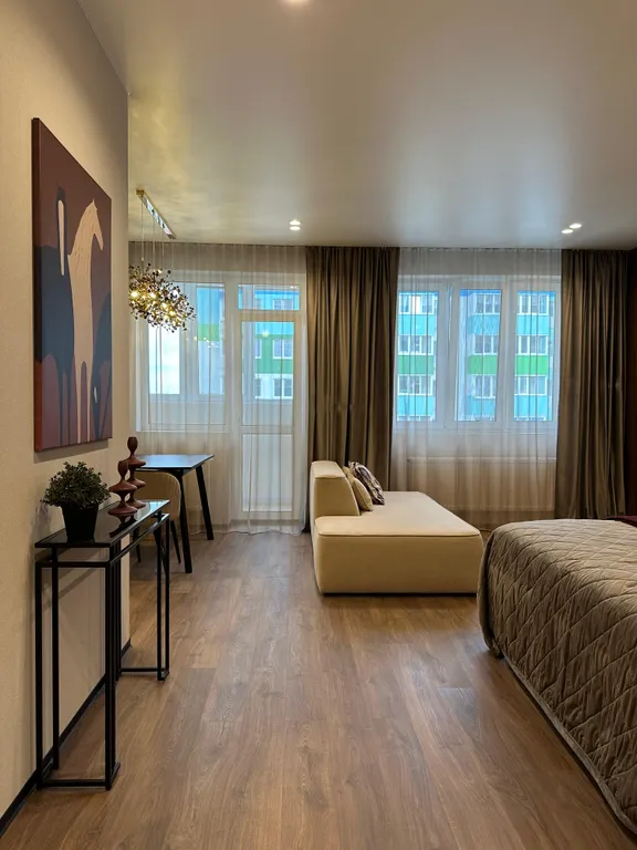 Стильная квартира-студия в ЖК Логика-2