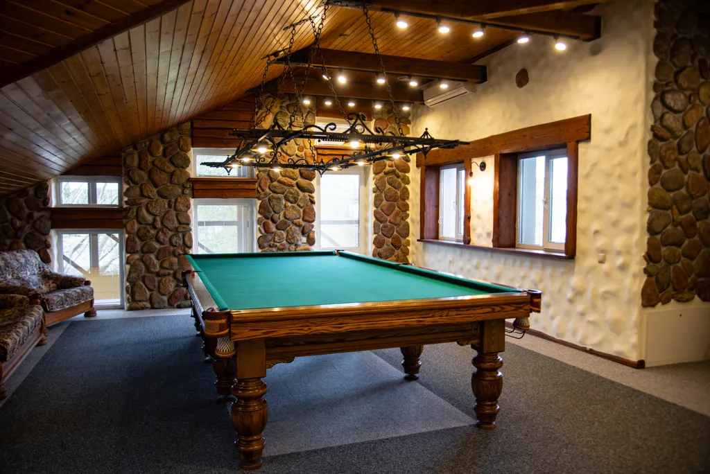 Премиум-дом для отдыха с сауной, бассеином и бильярдом