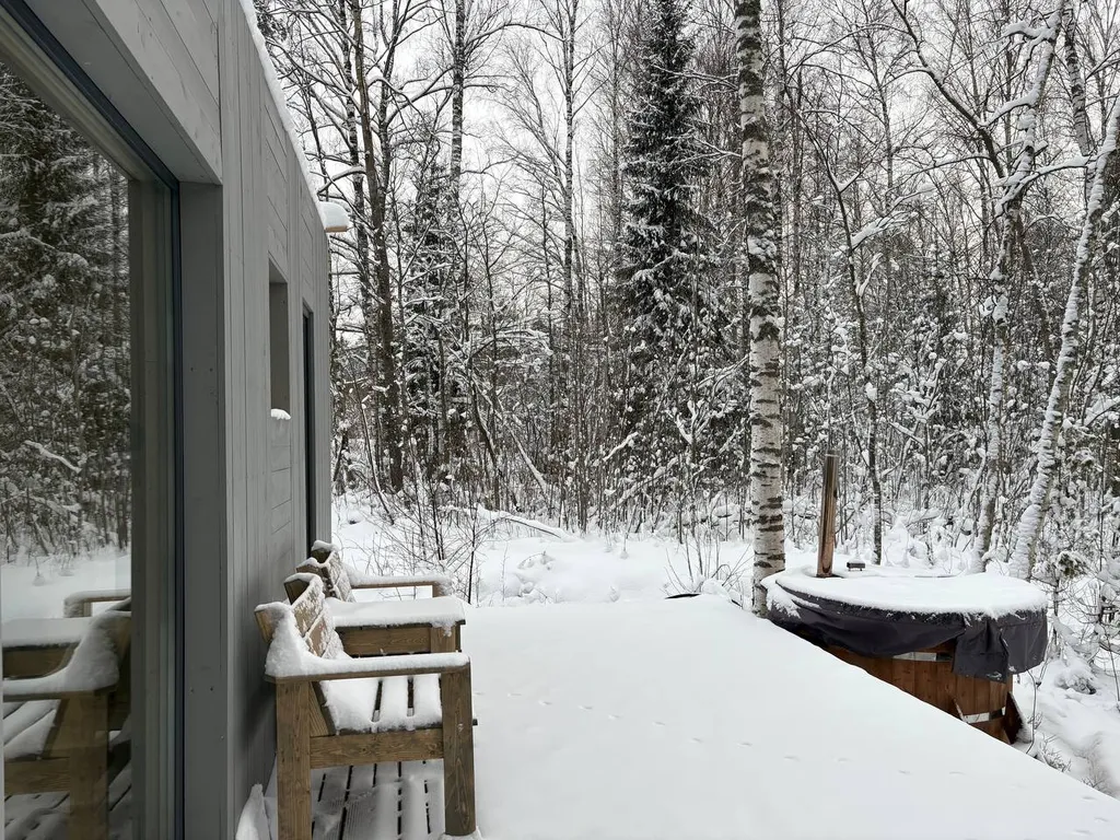 Уютный домик с сауной у леса