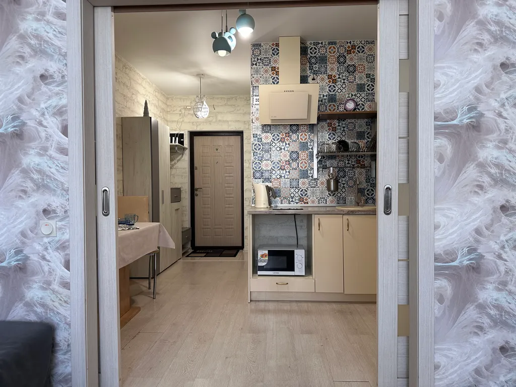 Квартира По-домашнему уютная квартира-студия с дверьми-купе — Нахабино