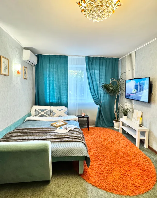 Квартира Квартира Volga Art Home Для семьи 3 спальных места Центр — Саратов