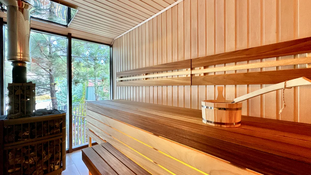 Таунхаус Фламинго, лесная зона, подогреваемый бассейн