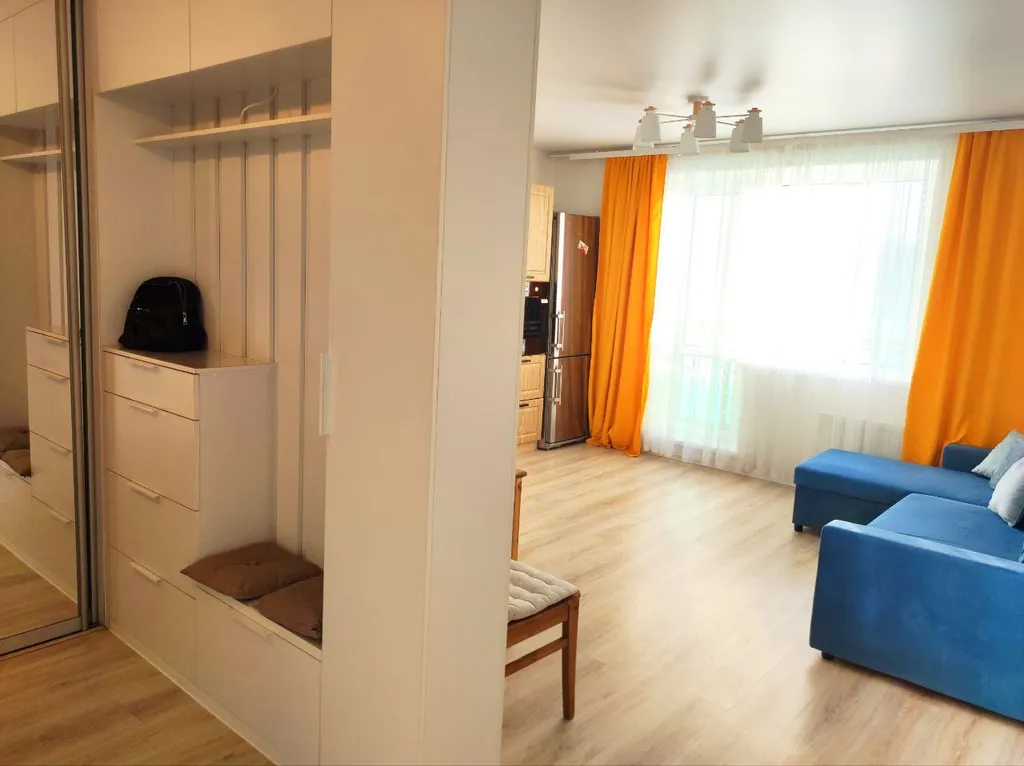 Уютная солнечная студия + спальня в 5 минутах пешком до Термы Вода