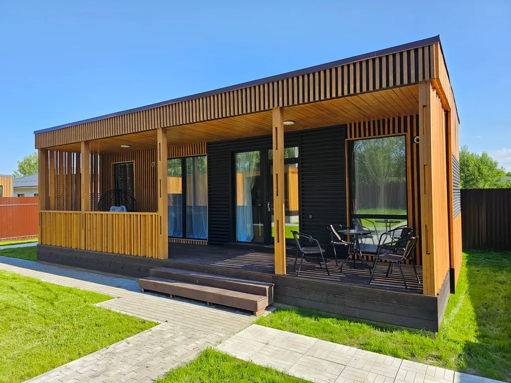 Коттедж Дом с баней на дровах и купелью — Большое Коновалово