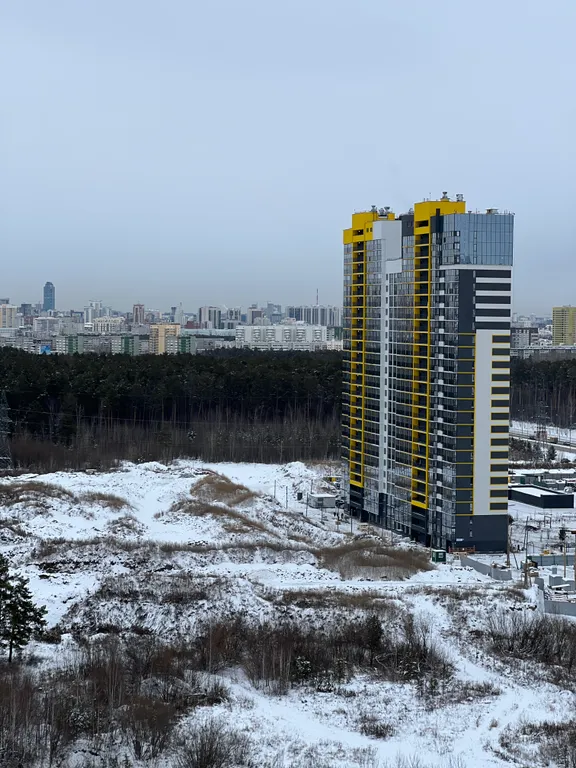 Квартира Квартира Студия на 18 этаже с видом на город — Екатеринбург