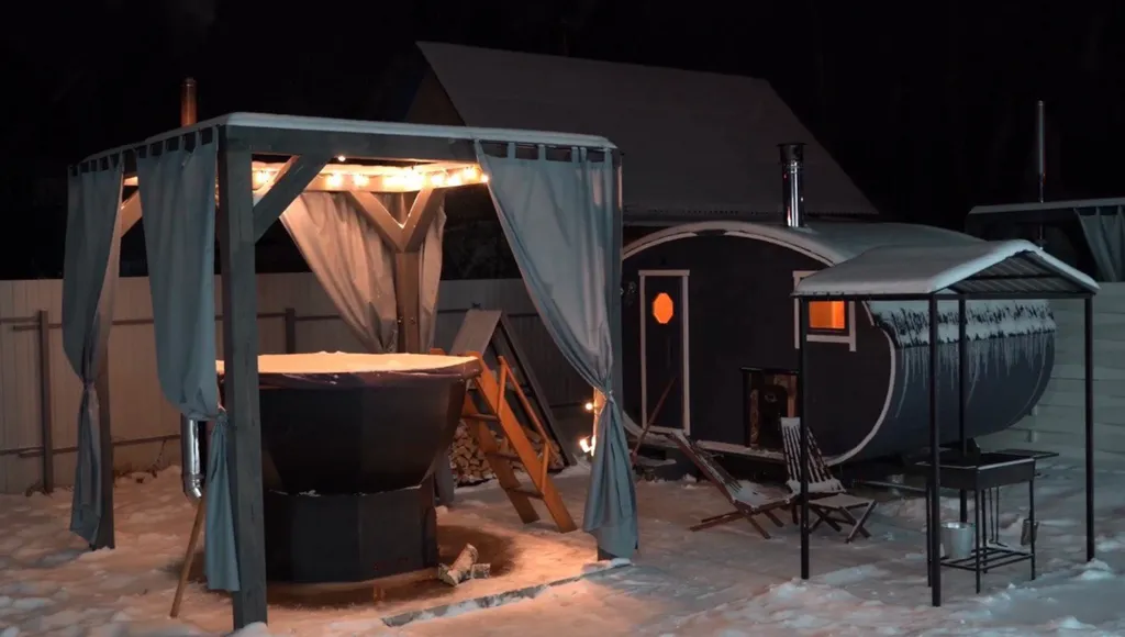 Аренда дома посуточно / чан, баня квадроцикл / семейный глемпинг