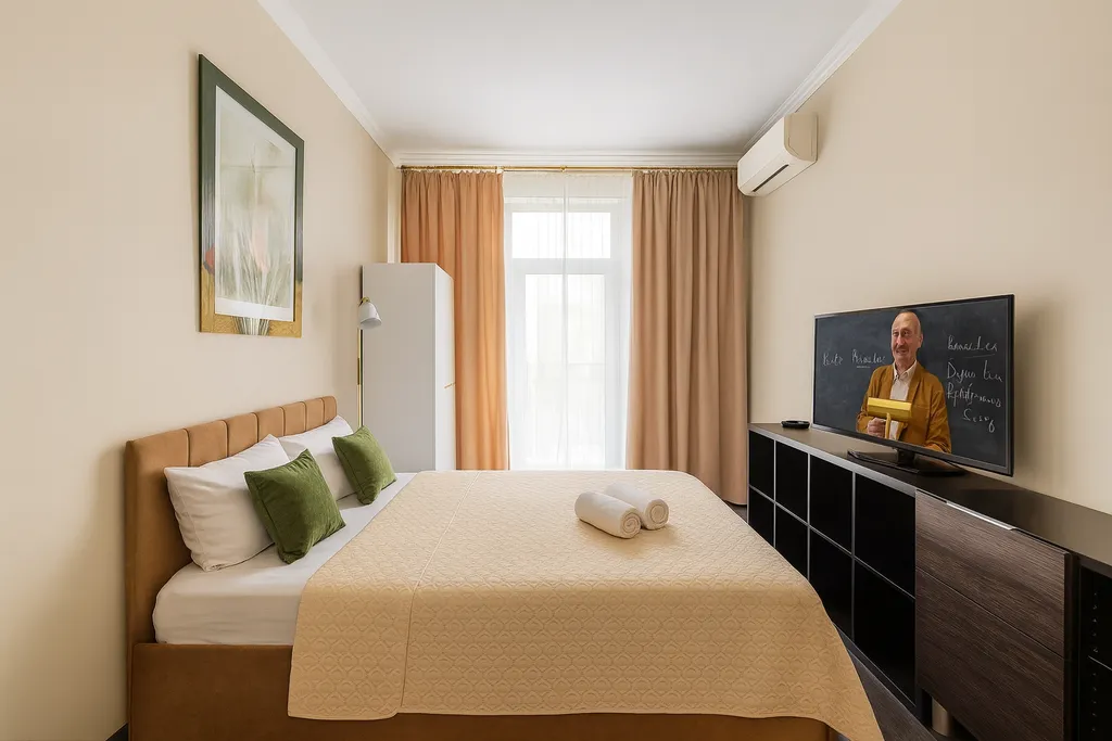 Уютная 1-комнатная квартира ЖК 9/18 возле Ледовой Арены