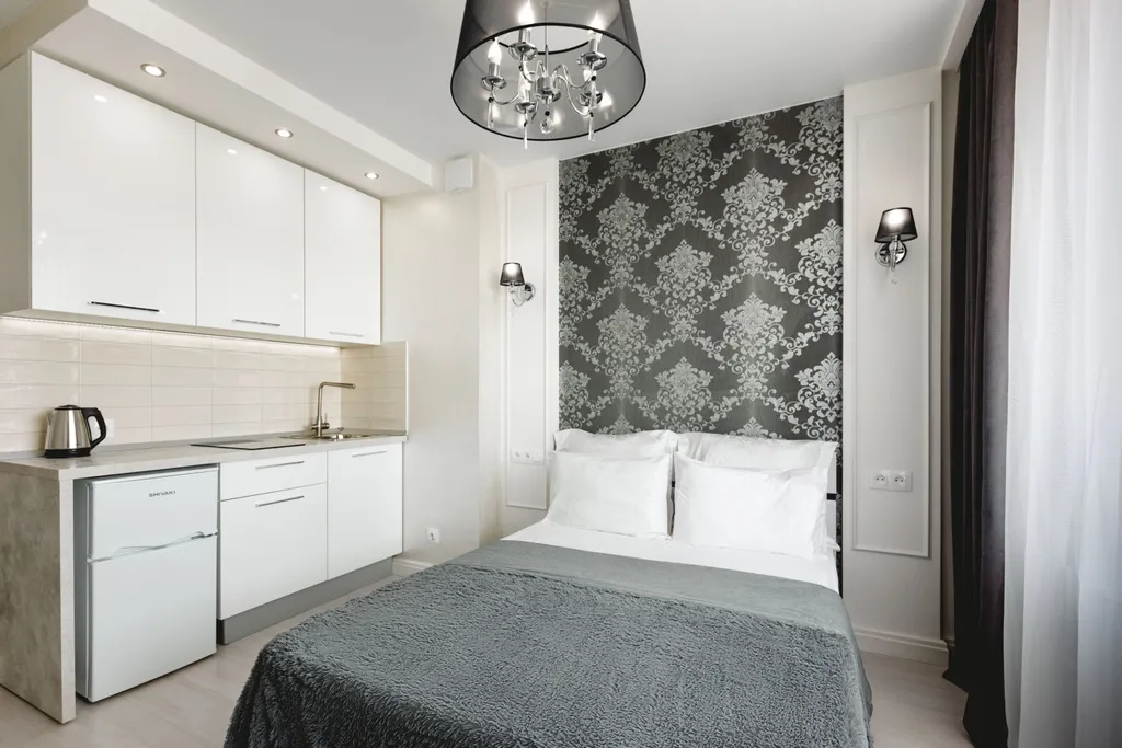 Уютный апартамент в центре с отличным видом на город