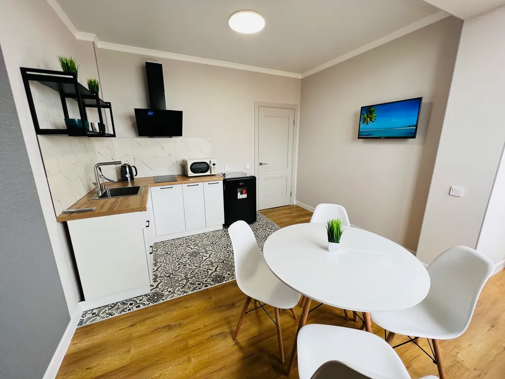 Квартира в скандинавском стиле с видом на горы