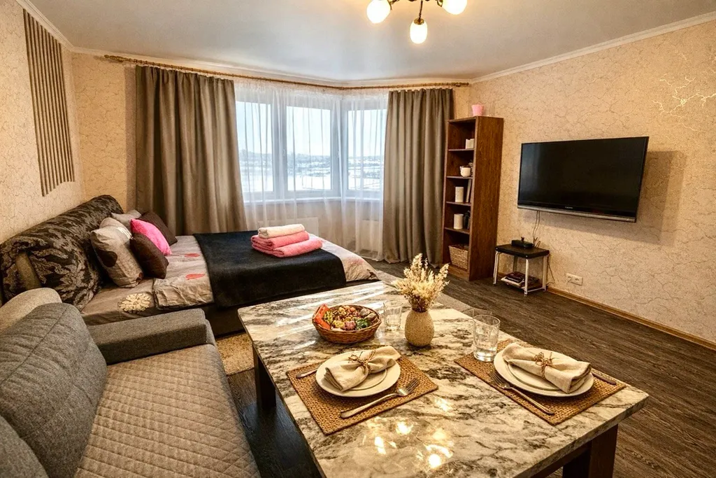 Уютная студия-квартира рядом с аэропортом