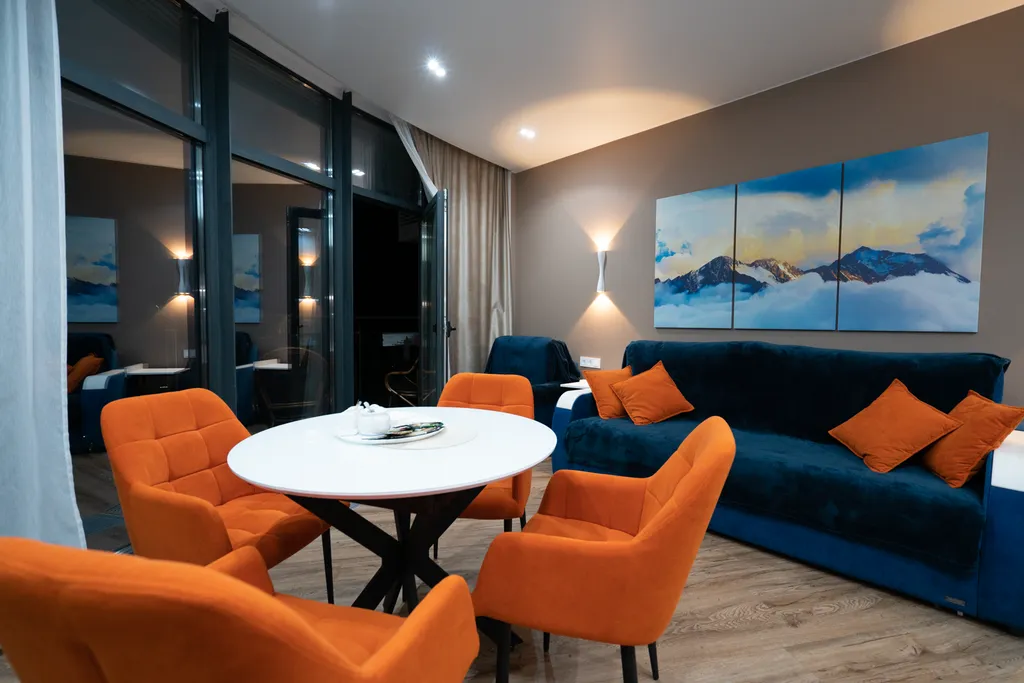 Дизайнерские апартаменты LS-LUX-ORANGE в ЖК Крымская Резиденция