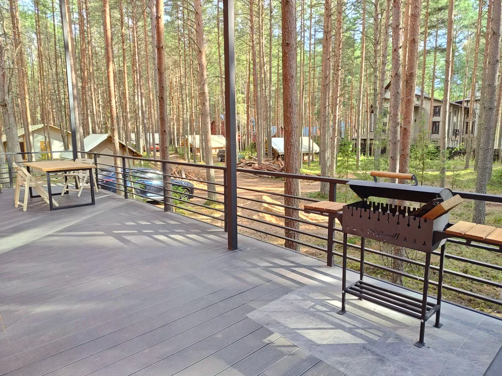 Коттедж Уютный большой дизайнерский дом в лесу Селигера на берегу озера Волго — Турбаза Чайка