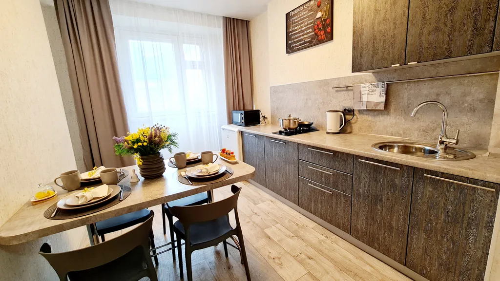 Просторная двухкомнатная квартира рядом с аквапарком