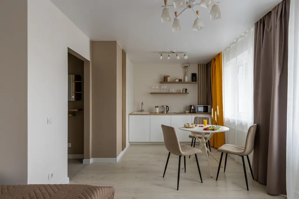 Eliza home | студия с современным дизайном и теплым вайбом