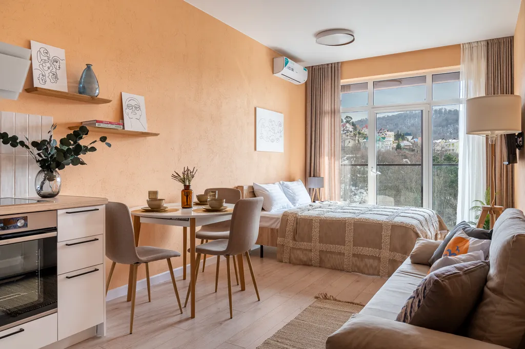 Квартира Студия с панорамным видом на горы — аренда посуточно в Дагомыс