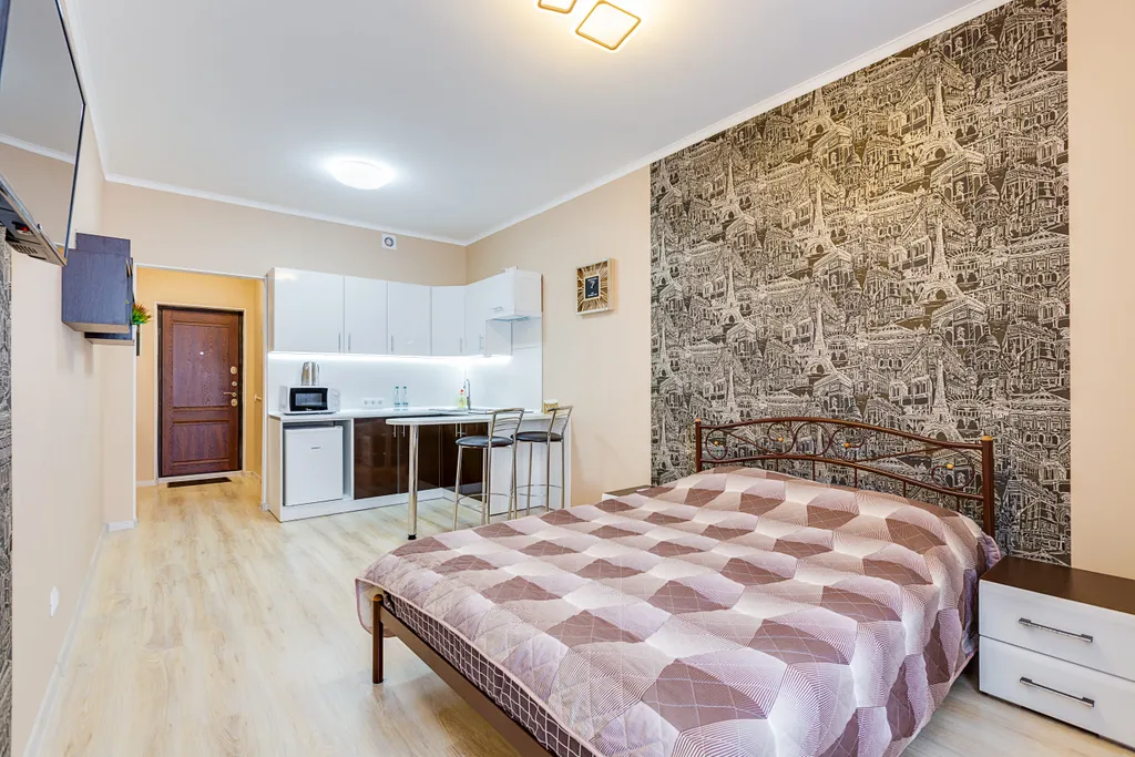 Коричнева квартира с видом на реку — аренда посуточно в Никольское