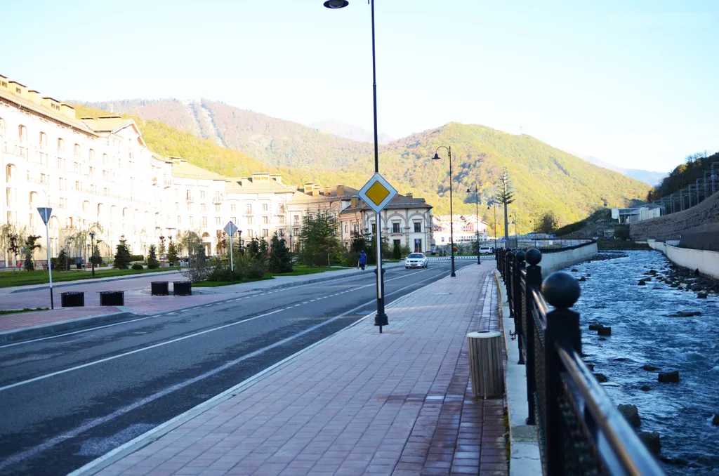 Апартамент 2 спальни с видом на реку и горы