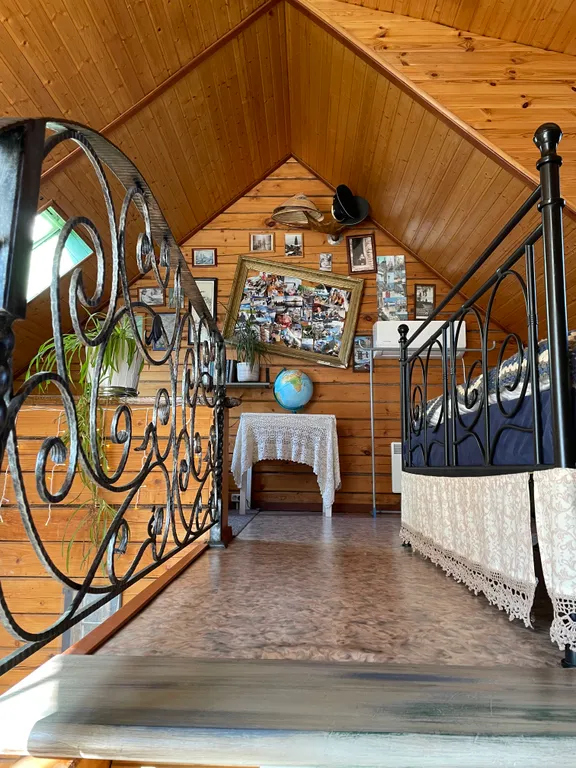 Домик-баня с камином