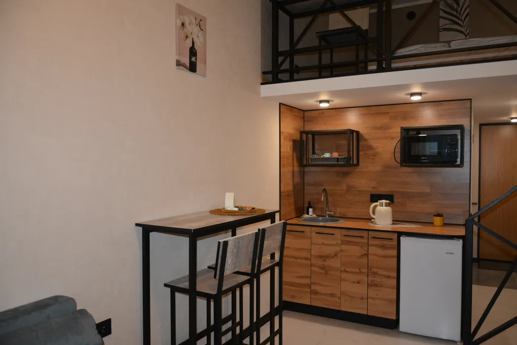 Светлая студия лофт