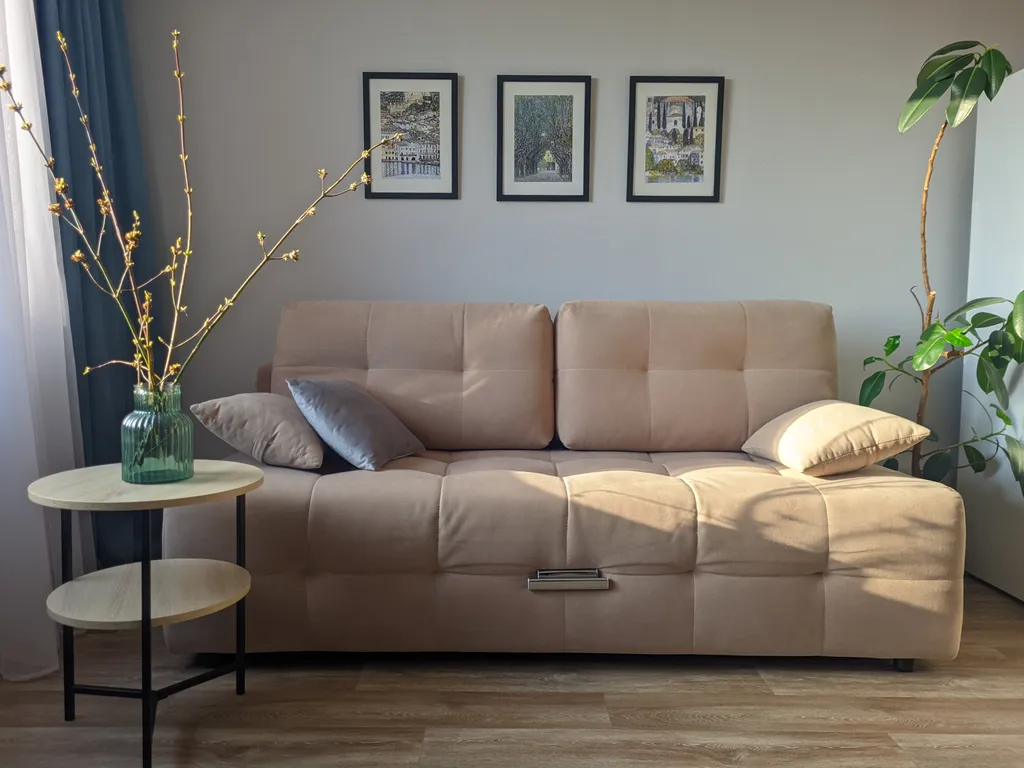 Уютная квартира с красивым видом на город и Волгу