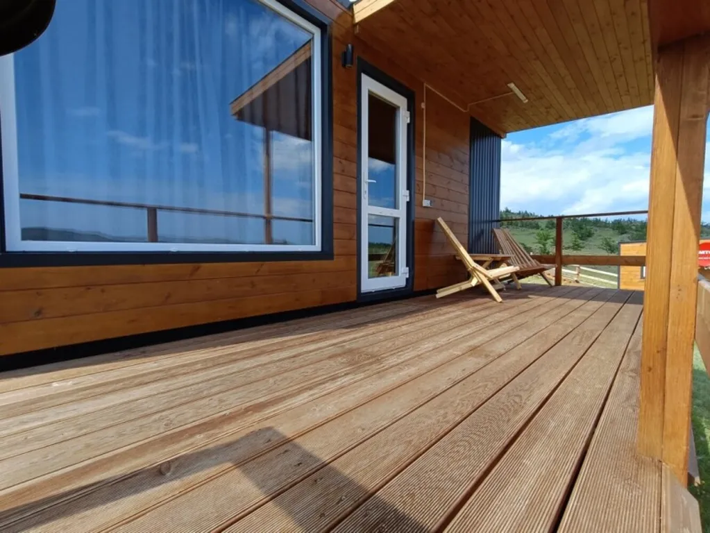 Домик с панорамным видом