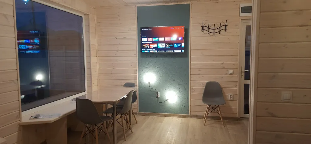 Новый дом в экостиле с мангалом