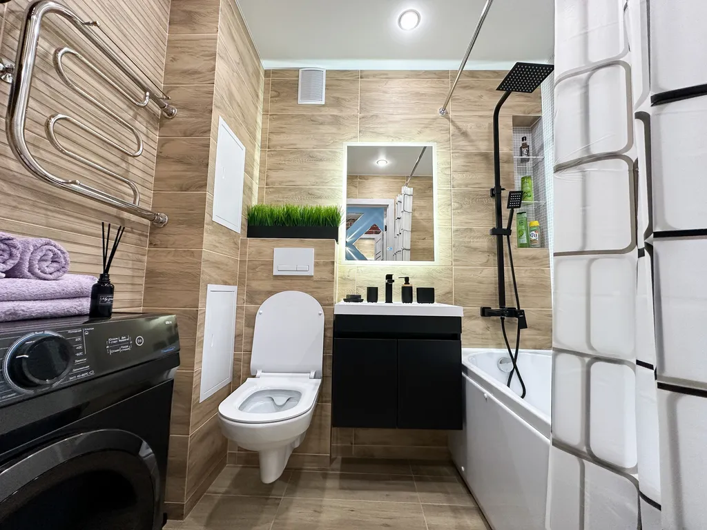 Евродвушка с дизайнерским решением в стиле Soft Loft