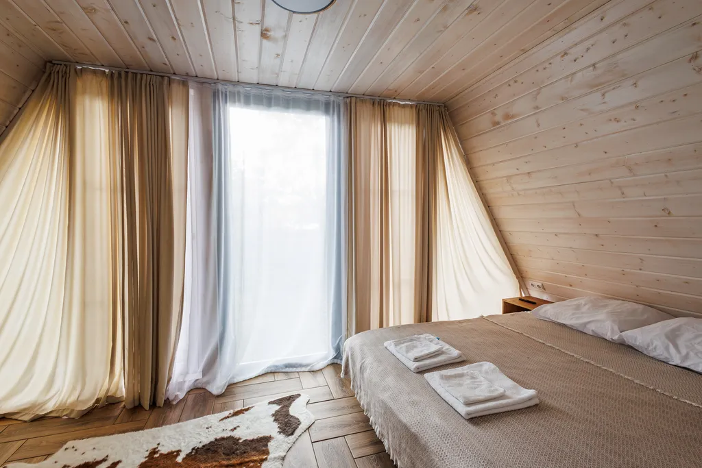 Коттедж Коттедж Уютный А-фрейм в дубовом лесу — Кузяево