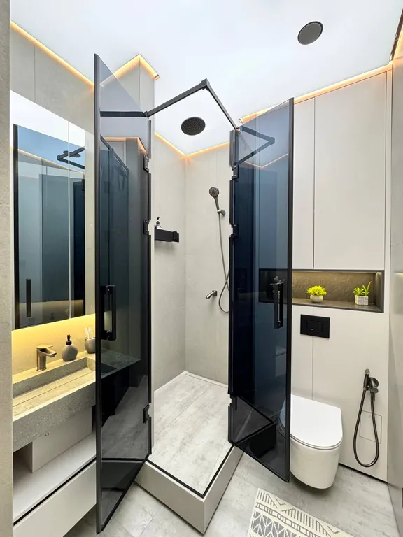 2-комнатная в ЖК Комфорт Сити с видом на горы, рядом с ТЦ MEGA