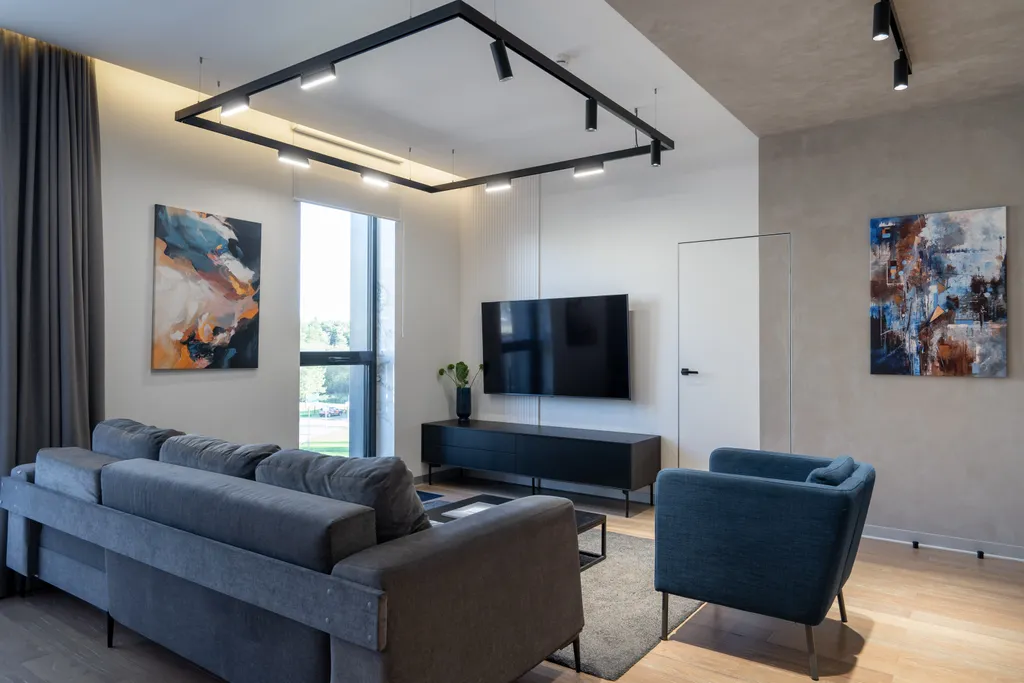 Дизайнерские апартаменты Охта КраСКИ Orange