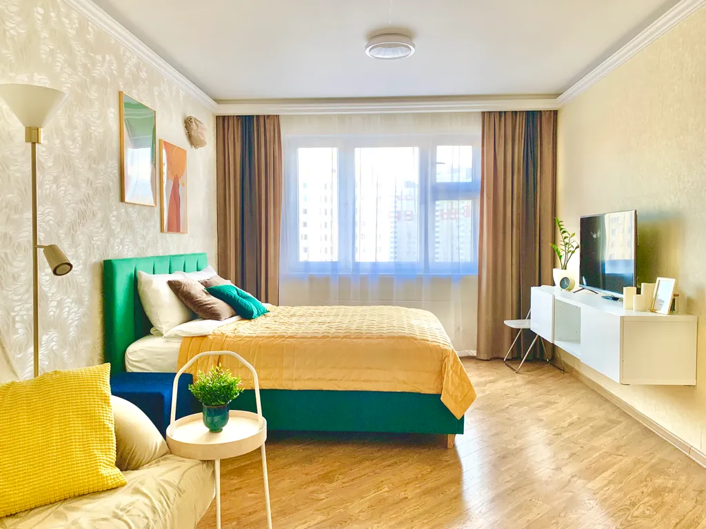 Яркая атмосферная квартира!