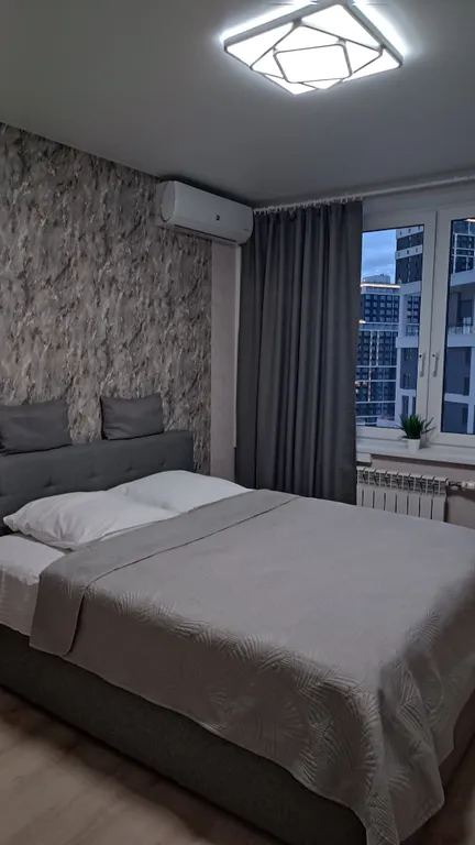 Квартира с камином и кондиционером в ЖК Парковый