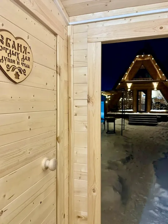 Коттедж Дом шалаш с баней — Санкт-Петербург